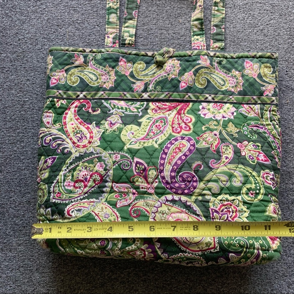 Vera Bradley Chelsea Green Tote shoulder Bag